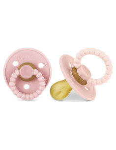 Chupete Luladream Rosa Blush - Tetina de Caucho Natural 0-18M
