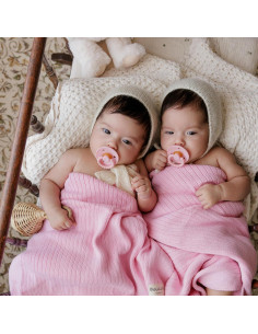 Chupete Luladream Rosa Blush - Tetina de Caucho Natural 0-18M 2