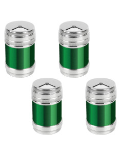 Tarros de Especias SHIDOW 4 Pcs Acero Inoxidable Verde