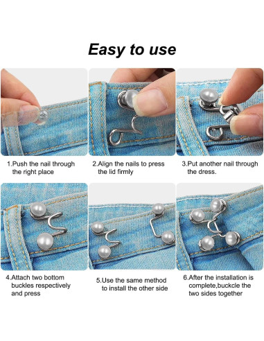 Extensores de Hebilla de Cintura Ajustable IOUALEY 24 Piezas