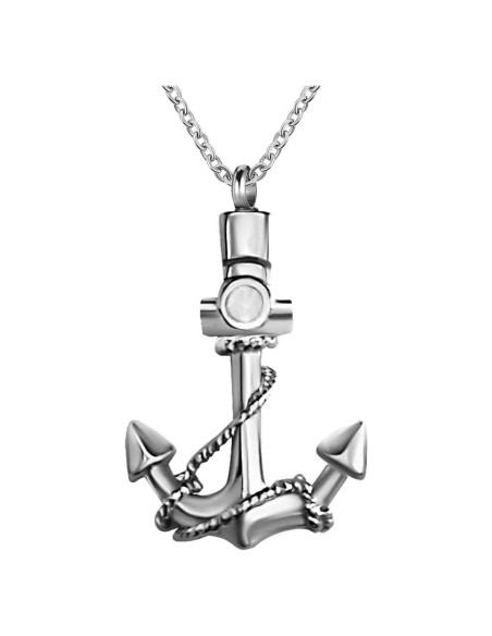 Collar Urna de Cenizas YQSLIN Ancla para Recuerdo