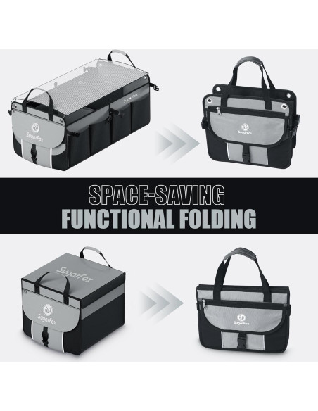 Organizador de Maletero Modular SugarFox 63L + 26L Impermeable