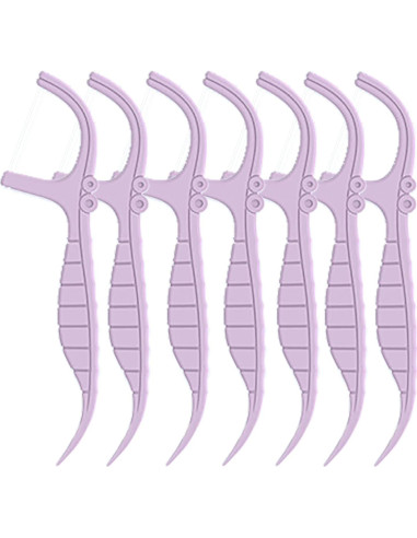 Palillos de Hilo Dental EasyHonor 52 Piezas Limón Portátil