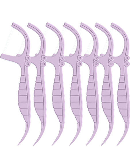 Palillos de Hilo Dental EasyHonor 52 Piezas Limón Portátil