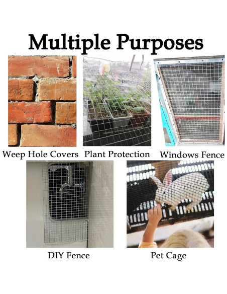 Malla de Hardware Galvanizada 10.16cm x 3.05m 23 Gauge Awioreton