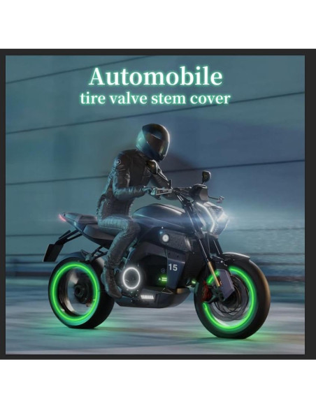 Tapa de Válvula de Neumático Kemuchy Luminosa 4 Piezas