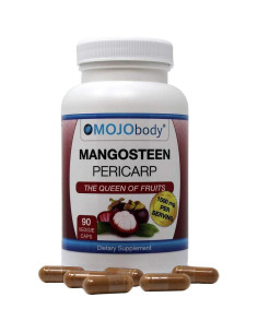 Cápsulas de Mangostán Liofilizado MOJObody 90 Unidades 1.5g 2