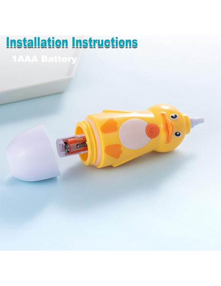 Cepillo de dientes eléctrico Caromolly U+2 para niños 2-6 años