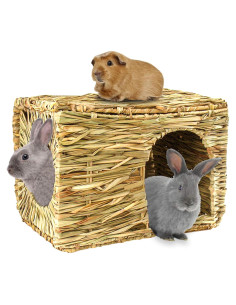 Casa de Hierba Extra Grande HERCOCCI para Conejos y Pequeños Animales