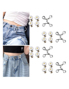 Juego de 20 Extensores de Cintura Ajustable WZT para Pantalones