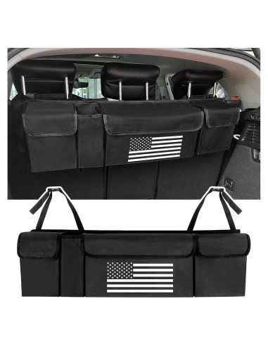Organizador de Maletero de Coche Turcee 90x25x12 cm Negro