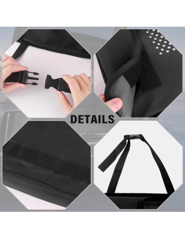 Organizador de Maletero de Coche Turcee 90x25x12 cm Negro