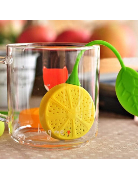 Infusores de Té de Silicona Naranqa - 4 Formas de Fruta