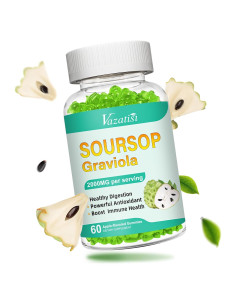 Gomitas de Graviola Vazatisi 60 Unidades Sin Azúcar Veganas