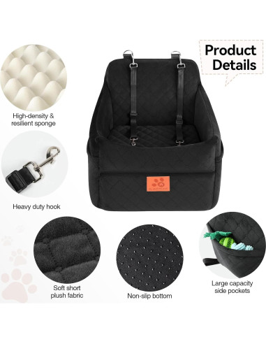 Asiento Elevador para Perros GL GLENSLAVE Negro hasta 15.88kg