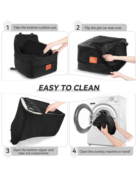 Asiento Elevador para Perros GL GLENSLAVE Negro hasta 15.88kg