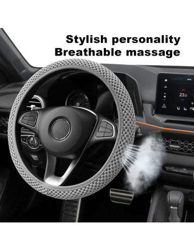 Cubierta de Volante Antideslizante CmeRto 37-38cm Gris