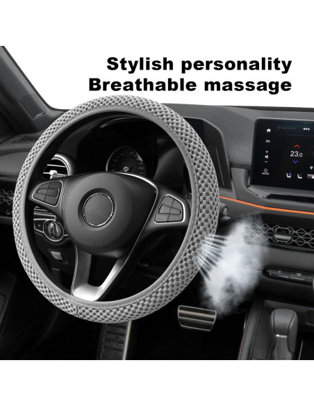 Cubierta de Volante Antideslizante CmeRto 37-38cm Gris