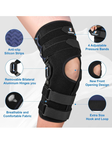 Férula de Rodilla Timtakbo con Bisagras Metálicas Duales 40cm
