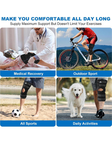 Férula de Rodilla Timtakbo con Bisagras Metálicas Duales 40cm