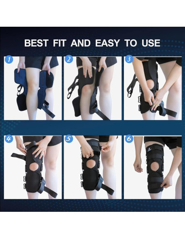 Férula de Rodilla Timtakbo con Bisagras Metálicas Duales 40cm