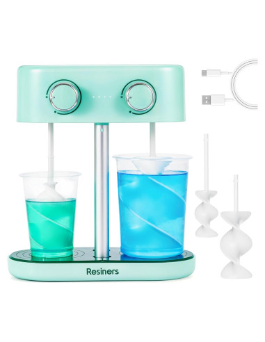 Mezclador de Resina Eléctrico Resiners R-072E Doble Cabeza 1.68kg