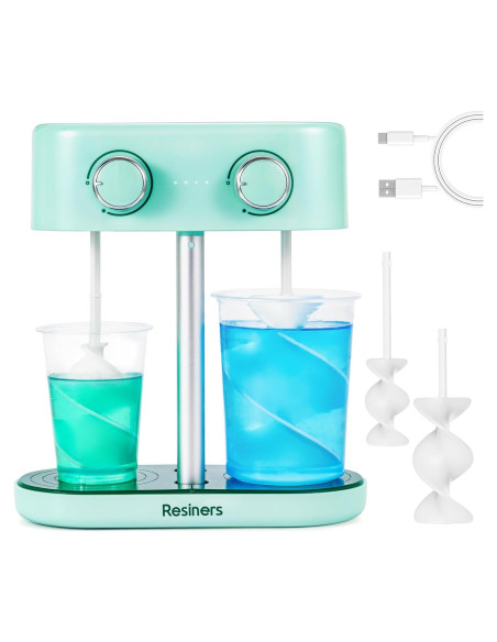 Mezclador de Resina Eléctrico Resiners R-072E Doble Cabeza 1.68kg