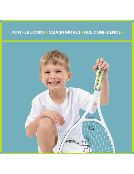 Juego de Empuñaduras y Amortiguador de Tenis Fresas y Crema