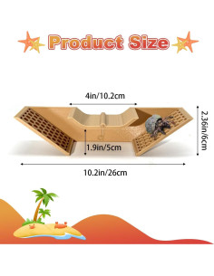 Túnel Subterráneo para Cangrejo Ermitaño Genérico 26cm 2