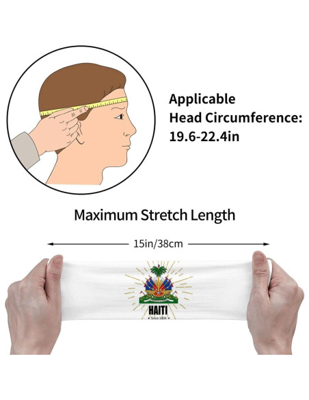 Banda Deportiva de Sudor Haitiana ROSIHODE Unisex para Correr