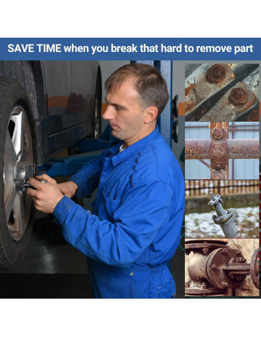 Juego de Extractores de Tuercas MABLEVI 10 Piezas Acero