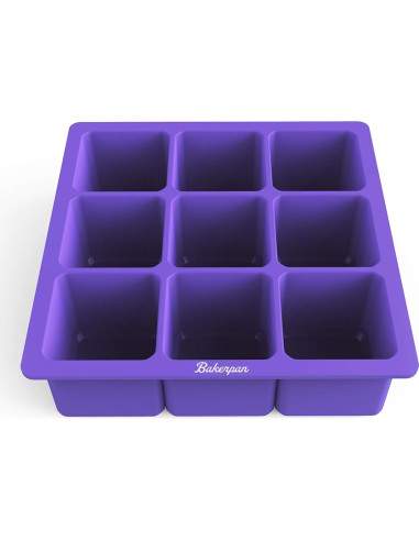 Bandeja de Hielo de Silicona Bakerpan - Set de 2 Cubos 4 cm