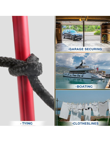 Cuerda trenzada de polipropileno GOLDEN COCK 1.27 cm x 9.75 m