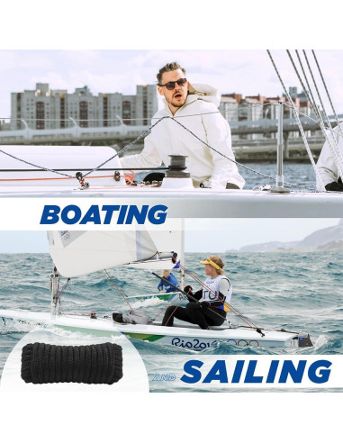 Cuerda trenzada de polipropileno GOLDEN COCK 1.27 cm x 9.75 m