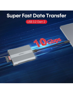 Lector de Tarjetas Unitek CFexpress Tipo A y SD 10Gbps USB 3.2 2