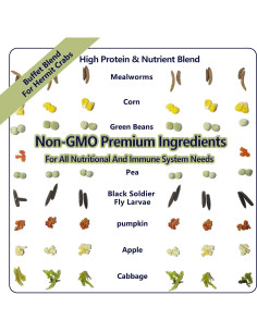 Comida para Cangrejo Ermitaño JADINGSFARM 113.4 g Mezcla Buffet 2