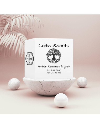 Barra de Masaje Hidratante Hecha a Mano 99 g - Romance Ámbar