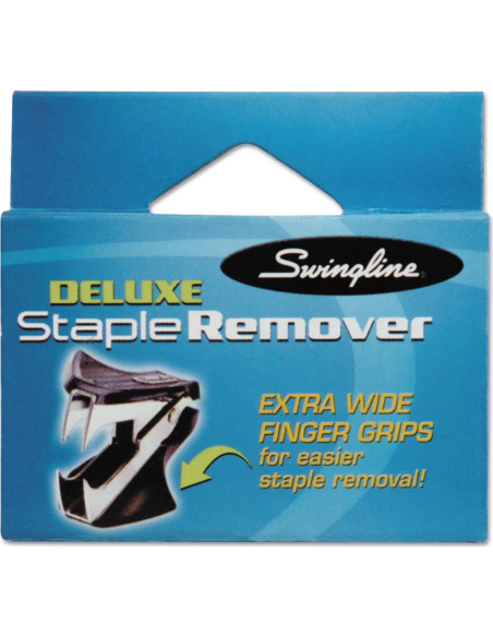 Removedor de Grapas Swingline Deluxe Negro Mandíbulas de Acero