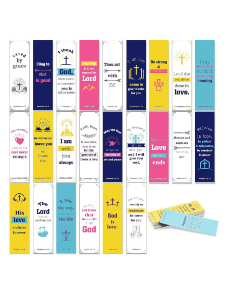 72 Marcadores de Escritura Cristiana BBTO - Inspiracionales