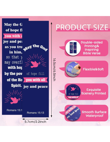 72 Marcadores de Escritura Cristiana BBTO - Inspiracionales