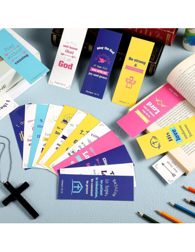 72 Marcadores de Escritura Cristiana BBTO - Inspiracionales