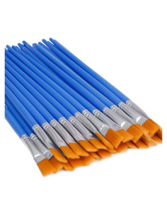 Pinceles Planos para Pintura UPINS - 30 Pcs Nylon 0.71 cm