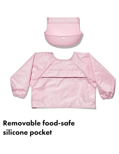 Babero Enrollable con Mangas OXO Tot para Bebés 9-24 Meses