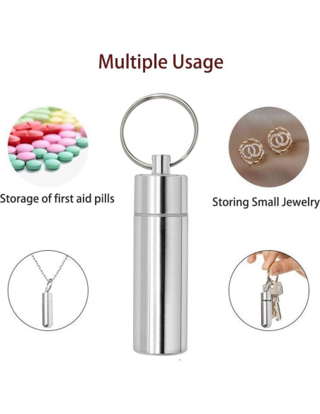 Organizador de Pastillas Portátil HCYJkluc Mediano Impermeable