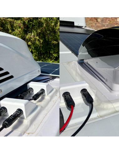 Entrada de Cable Solar Trisinger 0.1m 10AWG Doble Conector UV