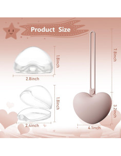 Juego de 4 Estuches para Chupetes Silicona y Transparente 2