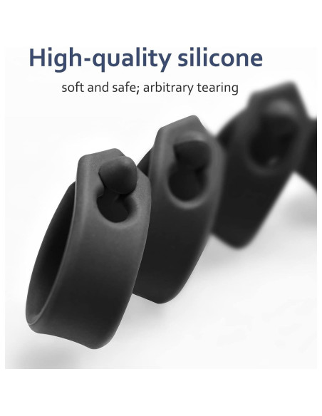 Organizador de Cables 10 Piezas Silicona ELFRhino 3 en 1