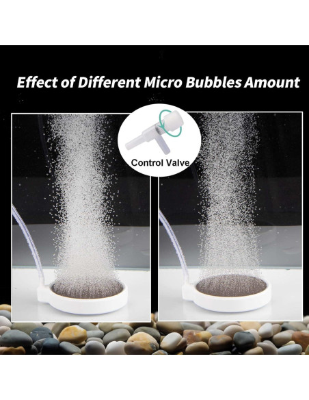 Piedra de Aire Blotfish 2" para Acuarios 7.5-75.7L