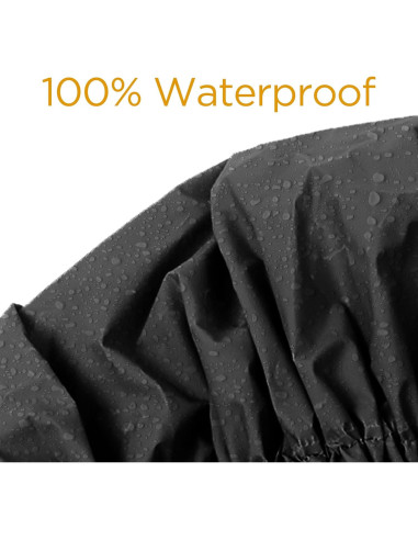 Gorro de Ducha DONNA Extra Grande Impermeable Negro 1PC