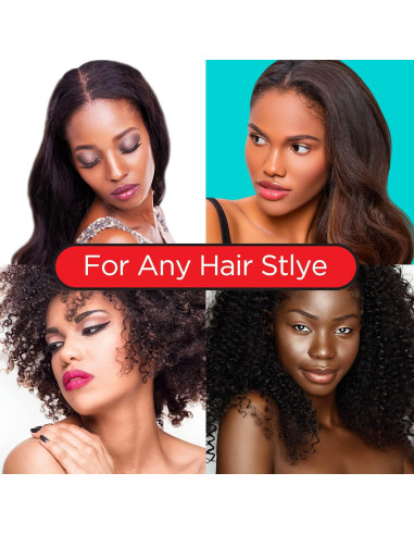 Gorro de Ducha DONNA Extra Grande Impermeable Negro 1PC